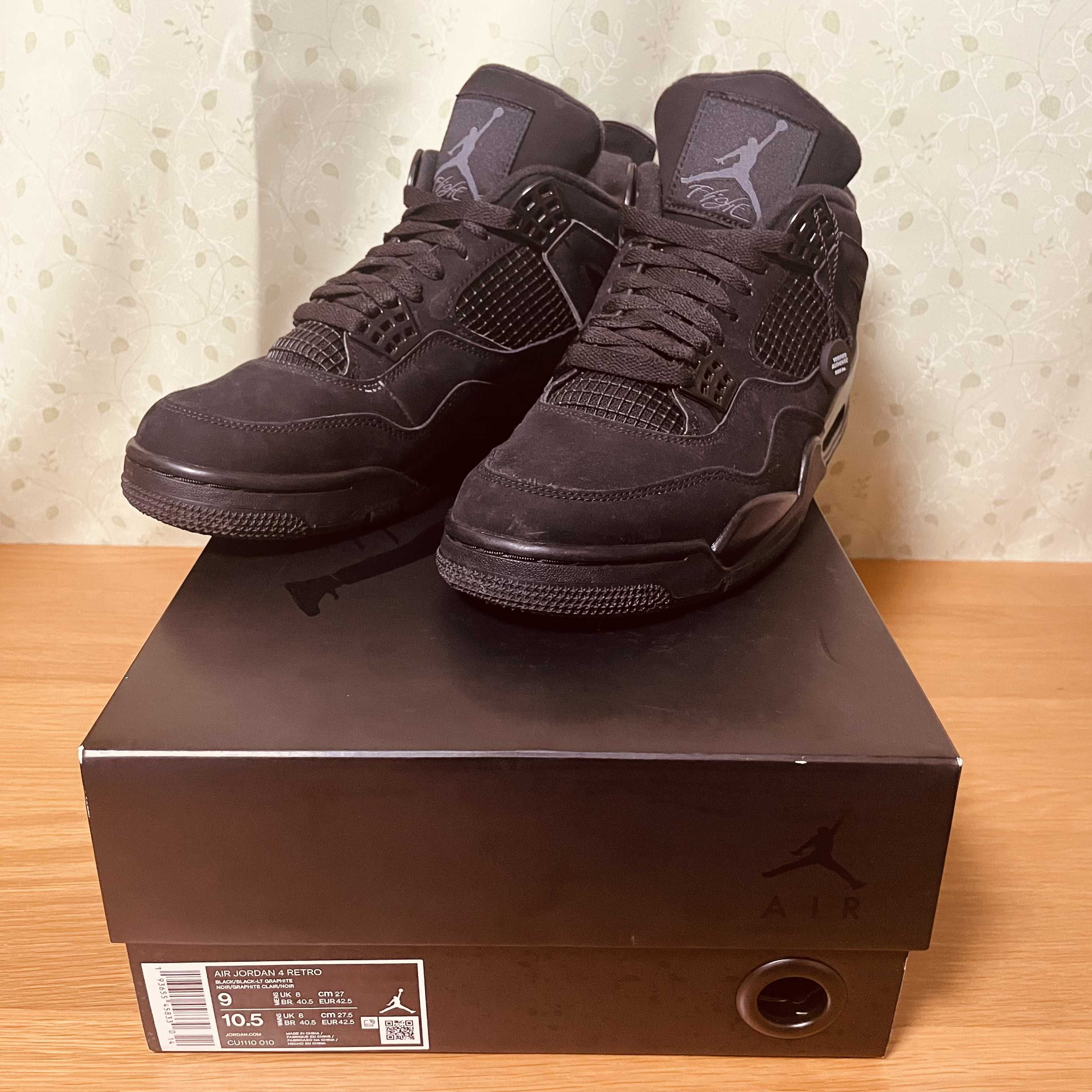 Nike Air Jordan 4 "Black Cat"