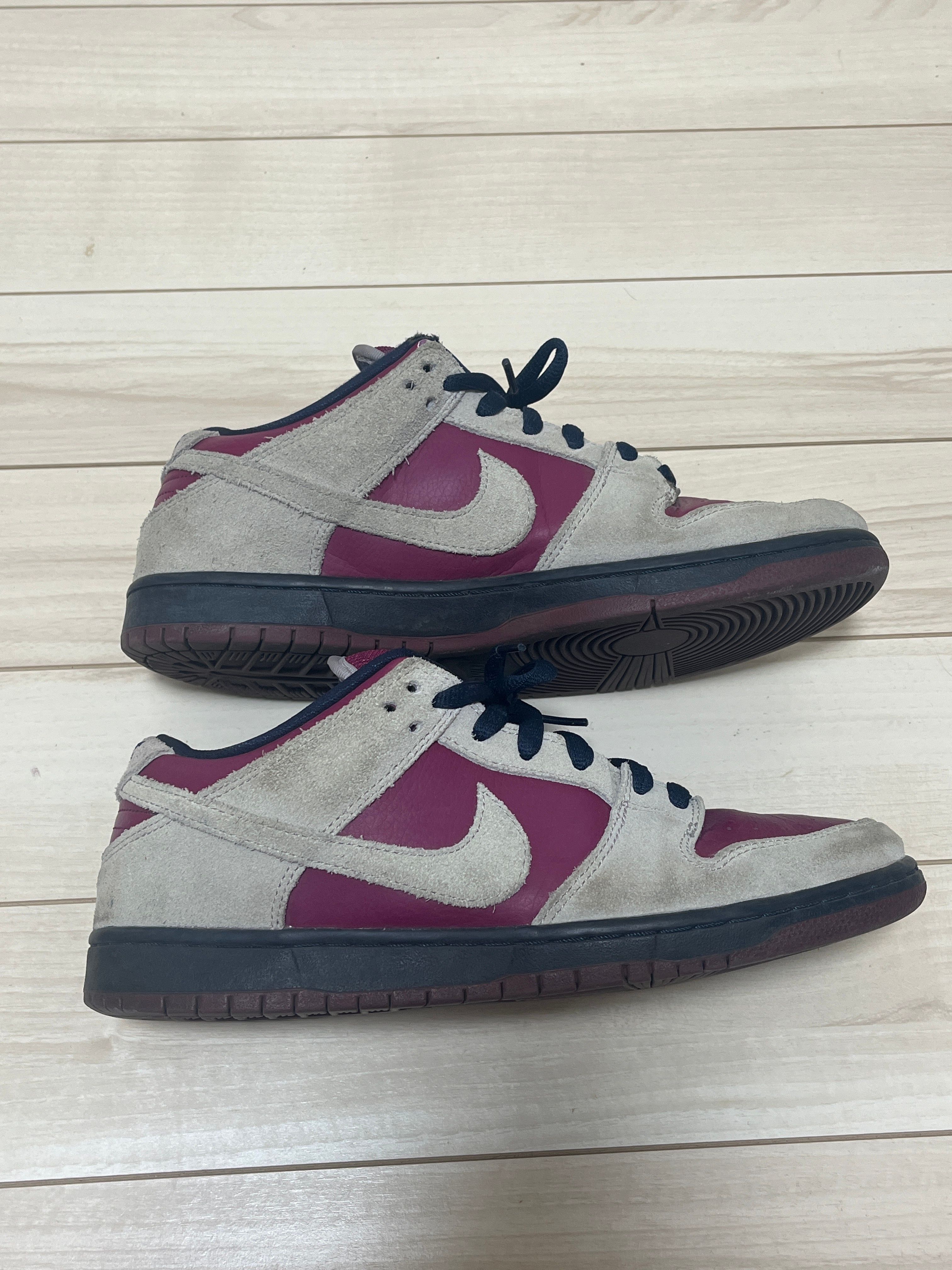 Nike SB Dunk Low Pro "Burgundy/Grey"