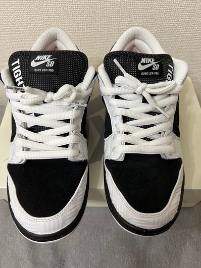 TIGHTBOOTH × Nike SB Dunk Low Pro QS "Black and White"