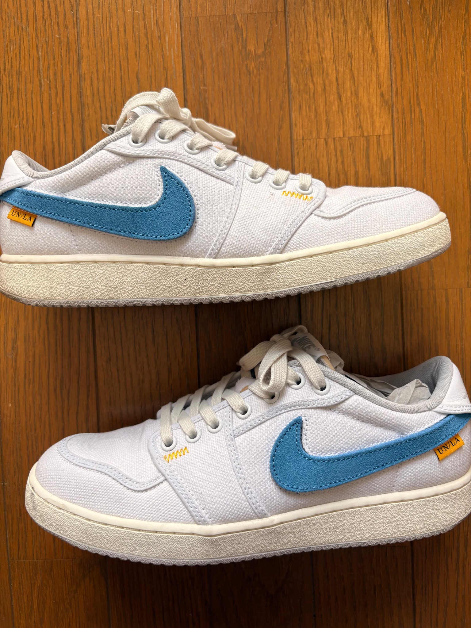 UNION × Nike Air Jordan 1 Low KO "White Canvas"