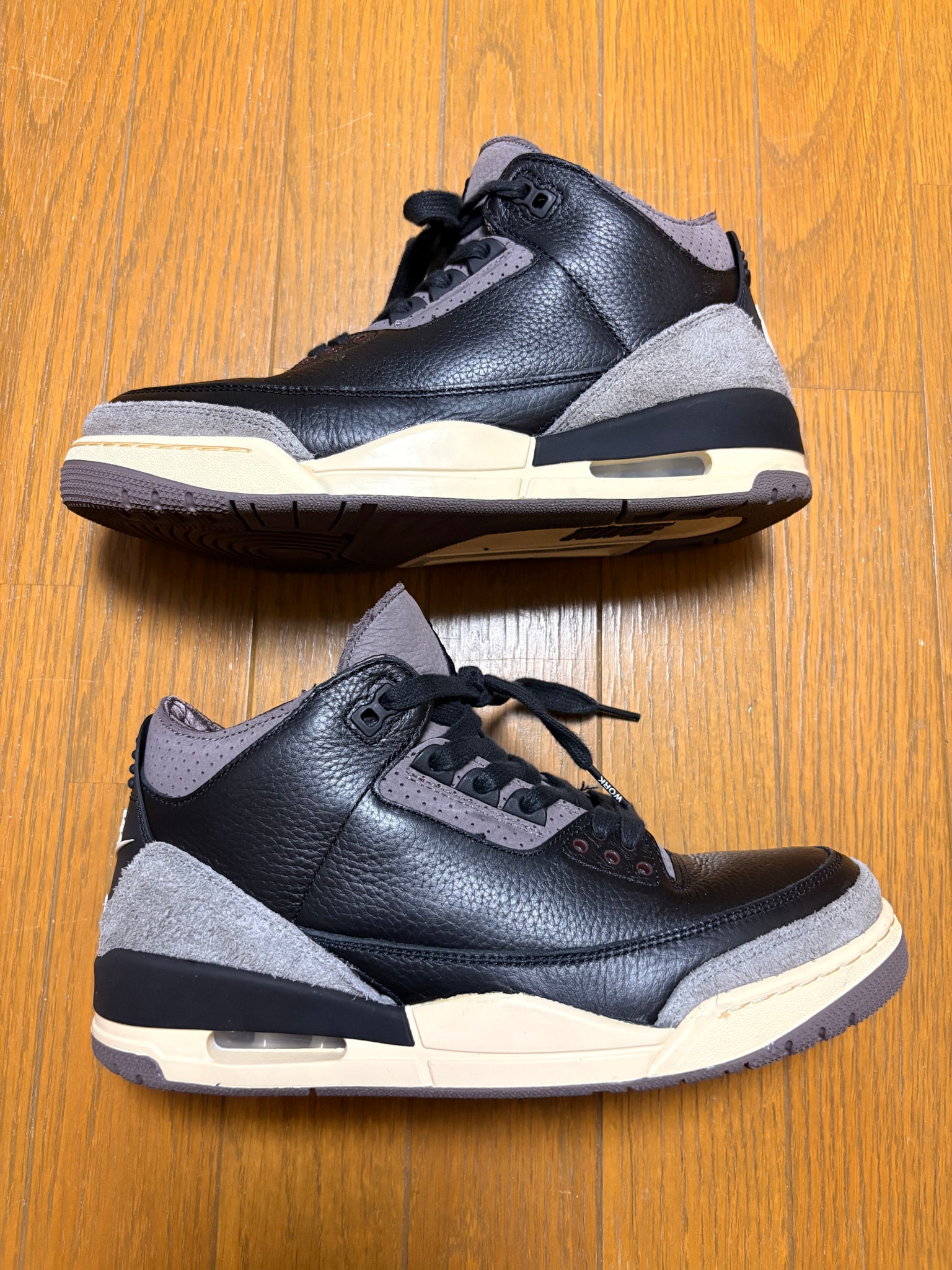 A Ma Maniere × Nike Women's Air Jordan 3 Retro OG SP "Black and Flat Pewter/WYWS"