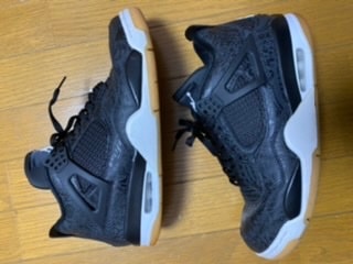 Nike Air Jordan 4 Retro "Laser Black/Gum"