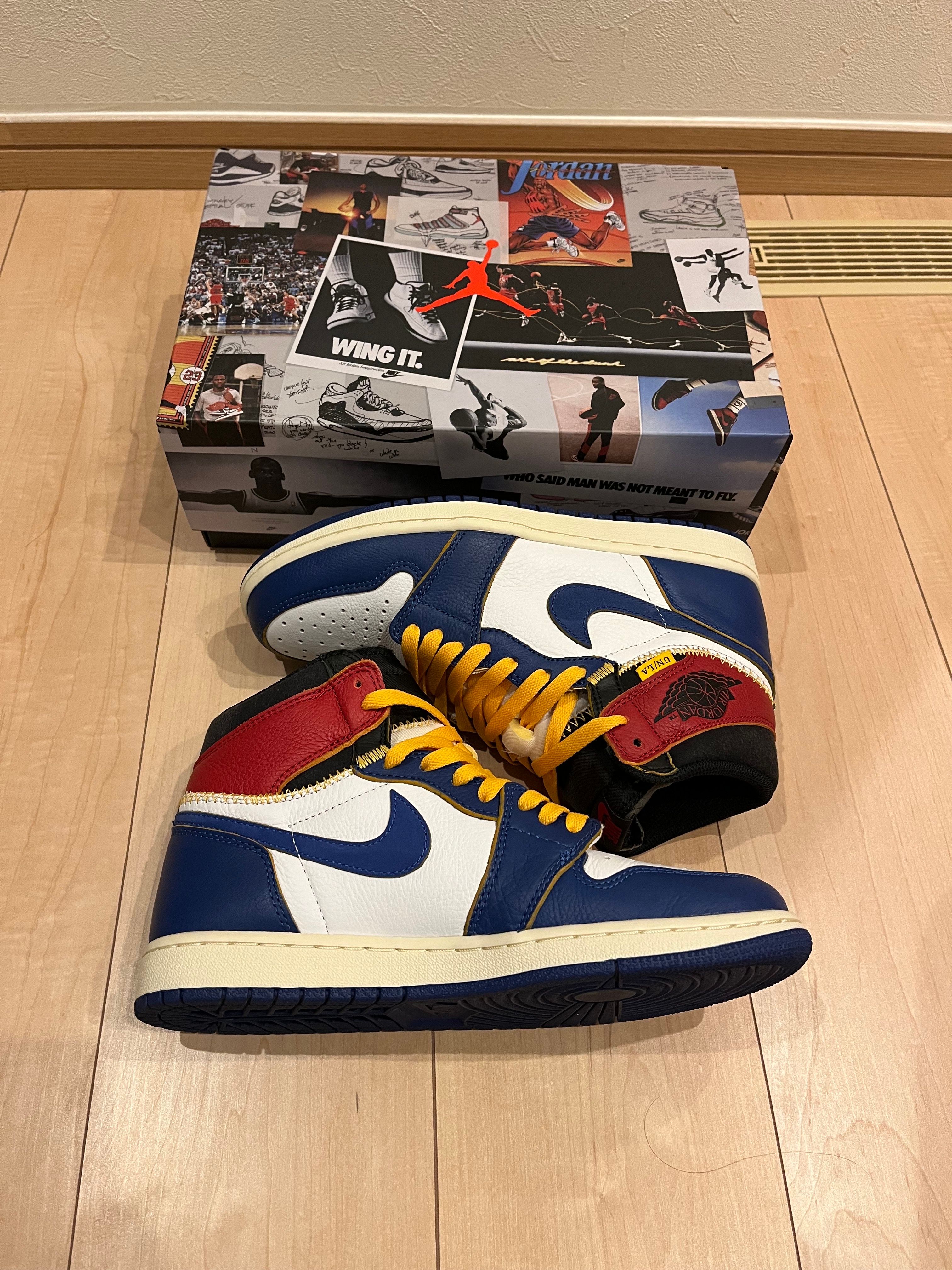 Union × Nike Air Jordan 1 Retro High OG NRG "Storm Blue/Varsity Red"
