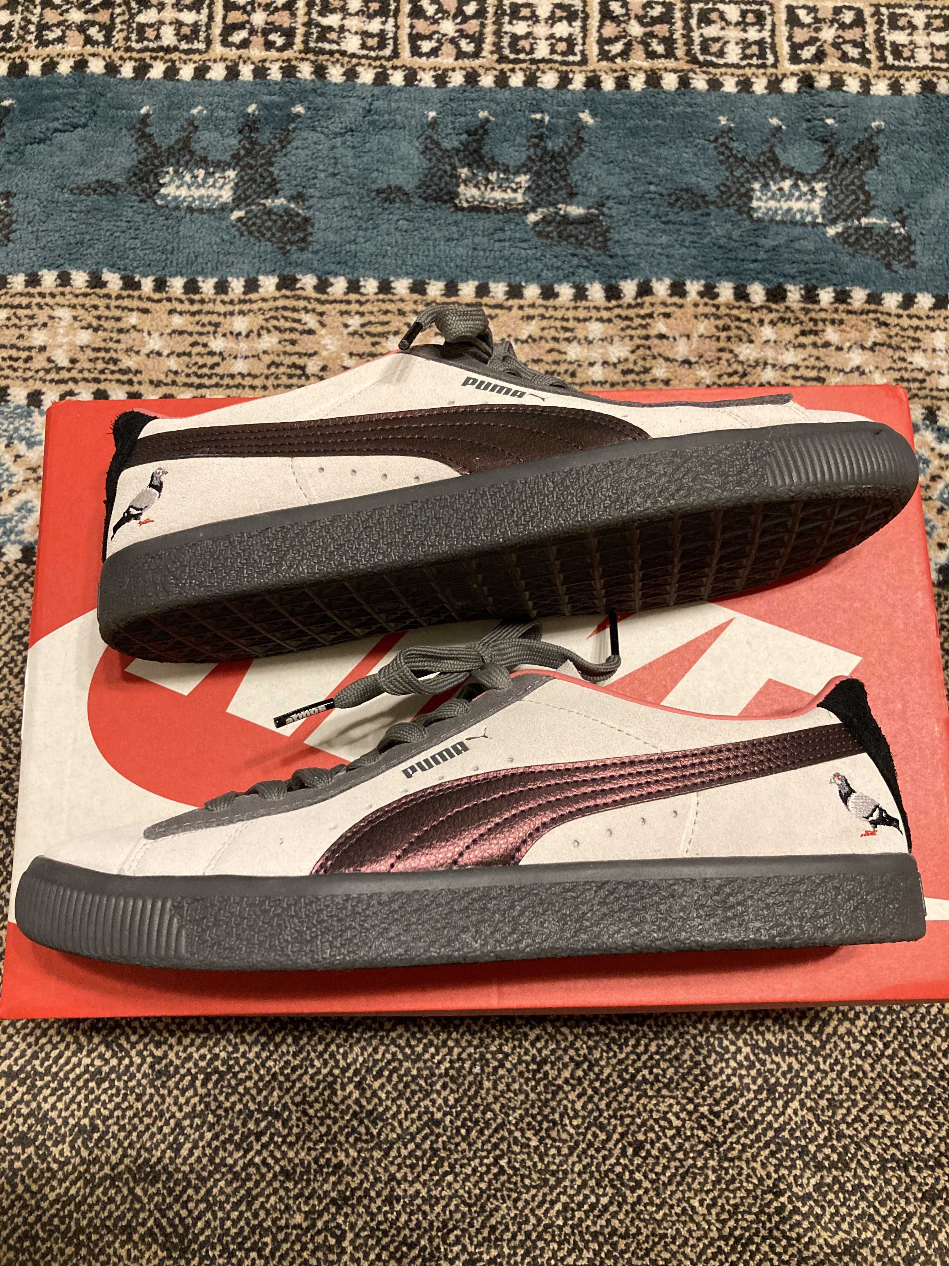 Staple × Atmos × Puma Suede "Natural Grey" 