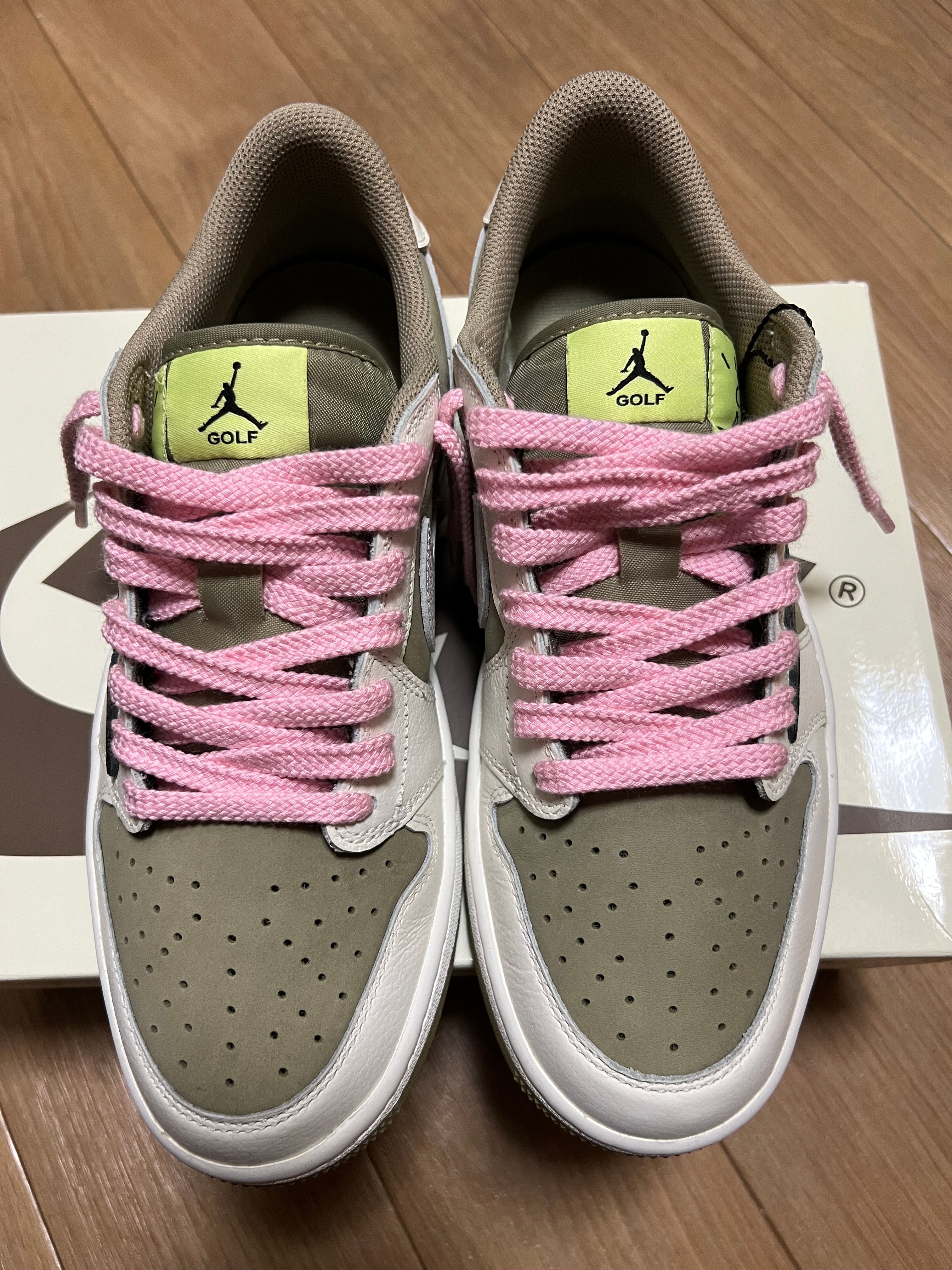 Travis Scott × Nike Air Jordan 1 Low Golf NRG "Neutral Olive"