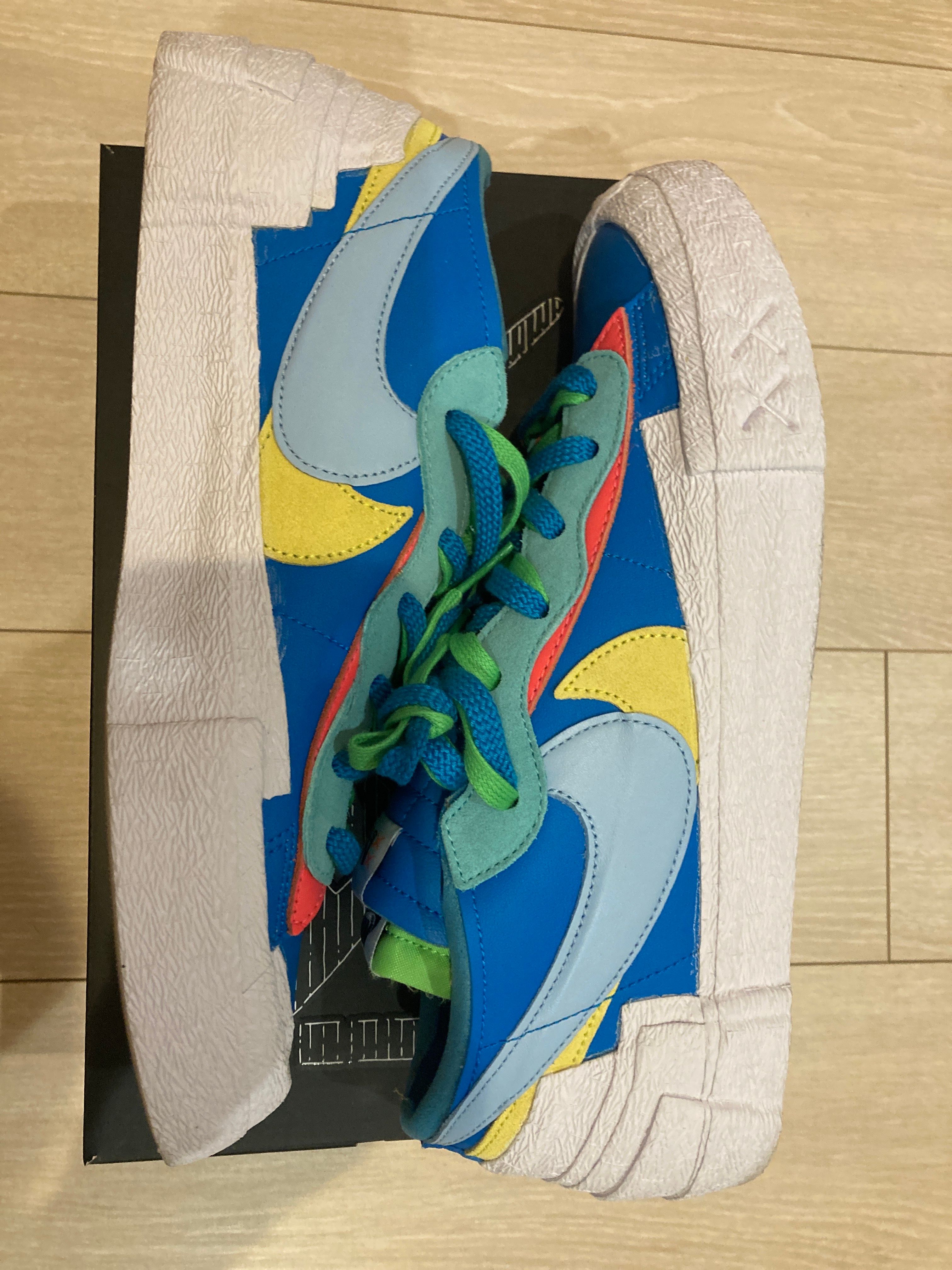 KAWS × sacai × Nike Blazer Low "Neptune Blue"
