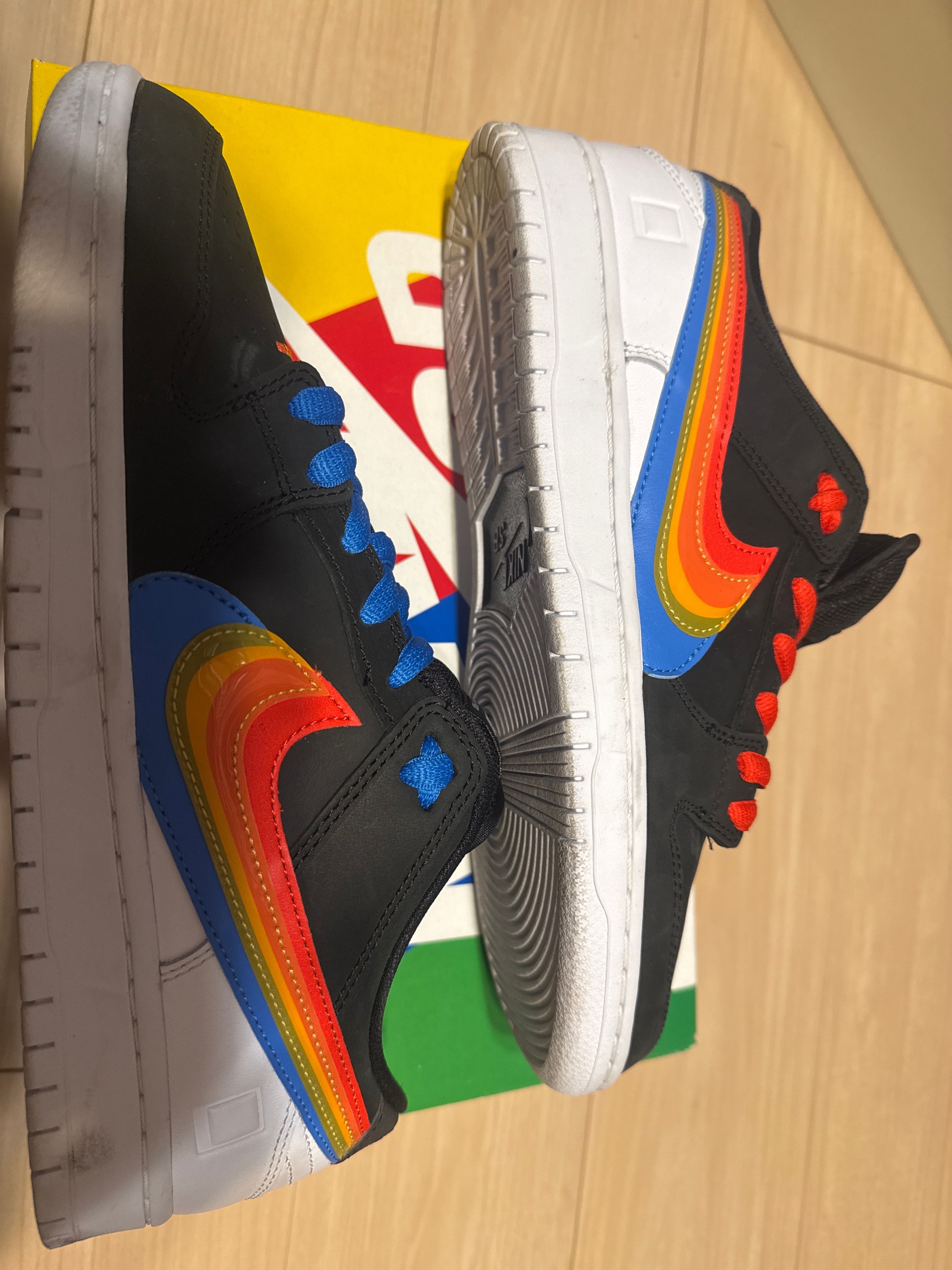 Polaroid × Nike SB Dunk Low Pro QS "Black/White"