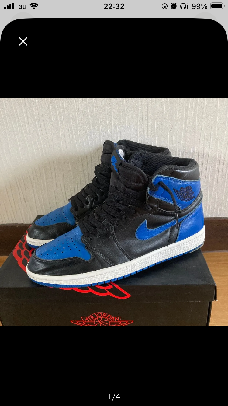 ナイキ エアジョーダン1 レトロ ハイ OG "ロイヤル (2017)"
