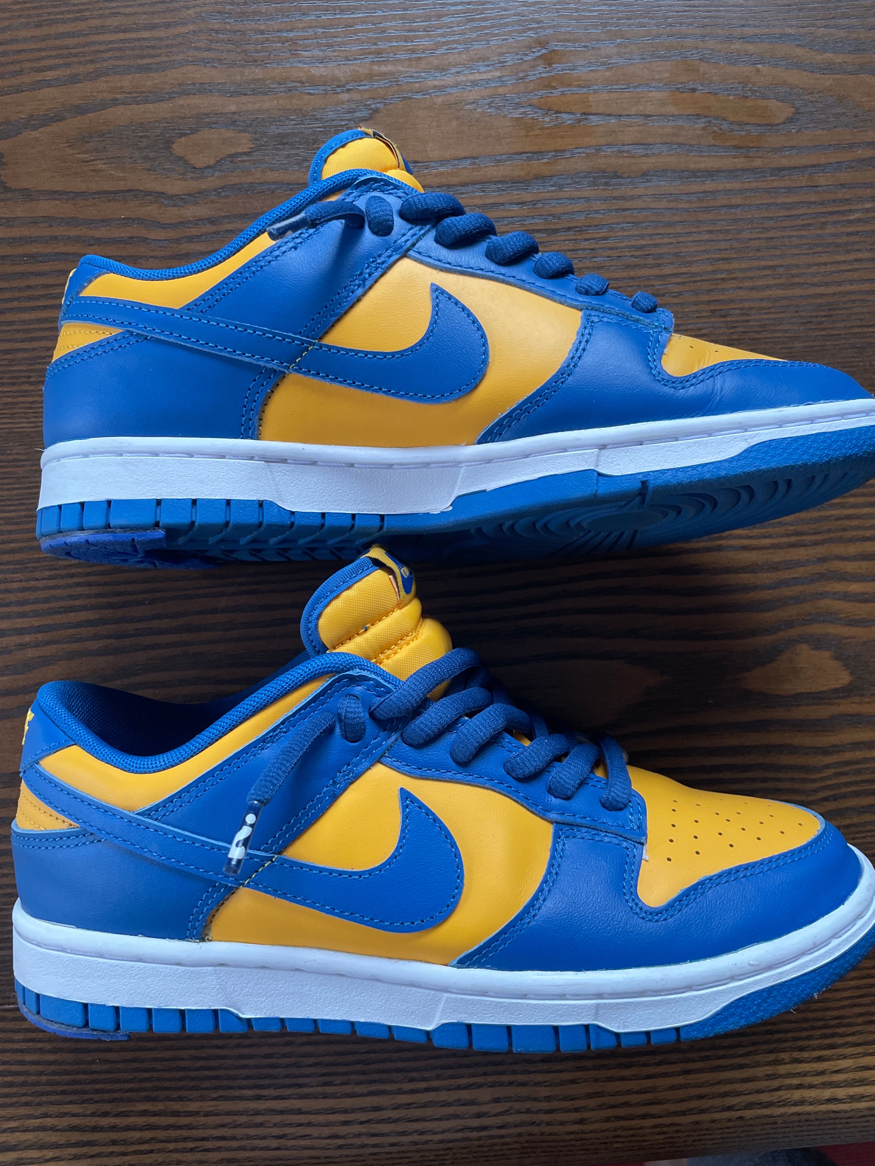 Nike Dunk Low "Blue Jay and University Gold"