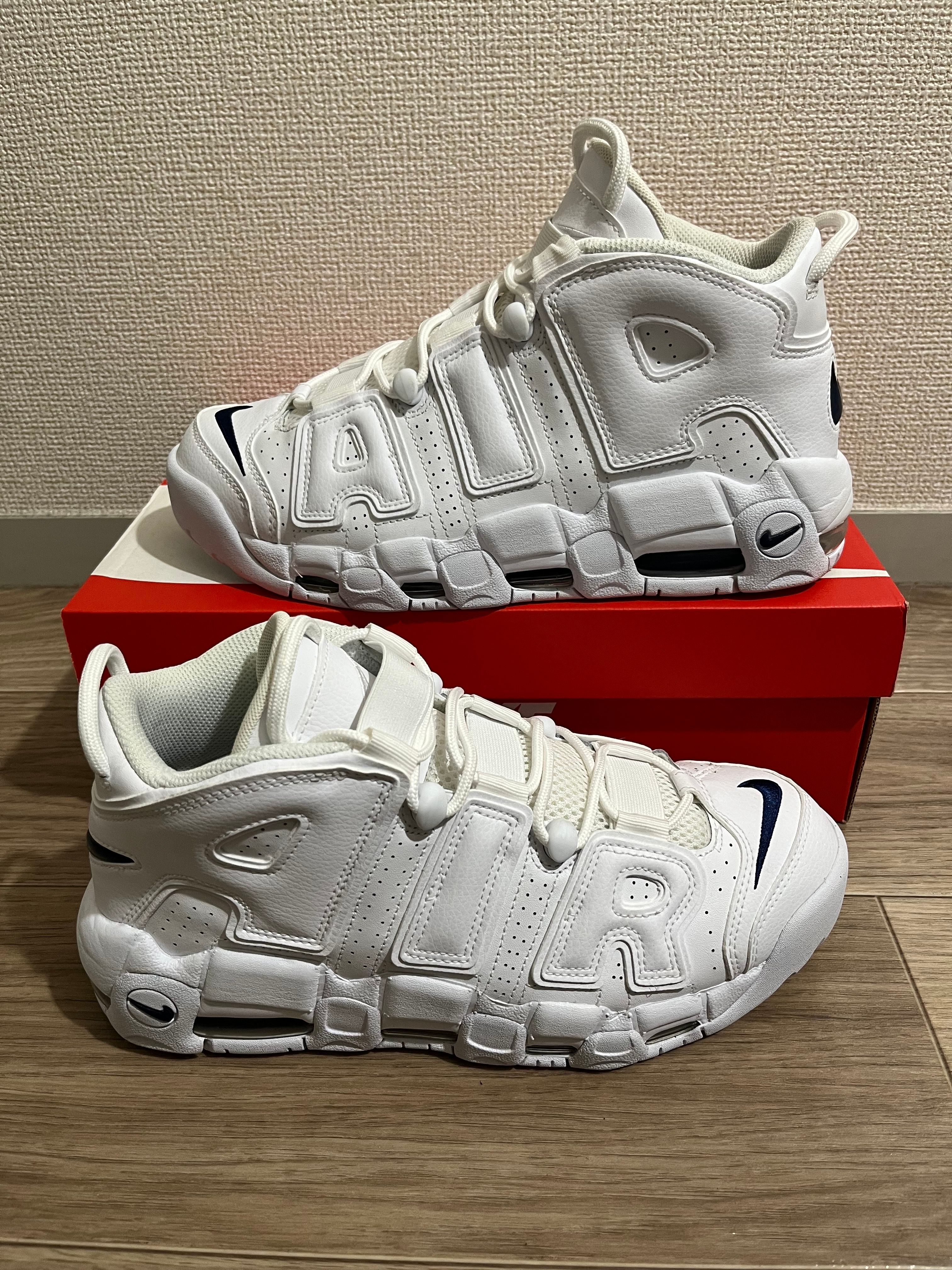 Nike Air More Uptempo "White/Midnight Navy"