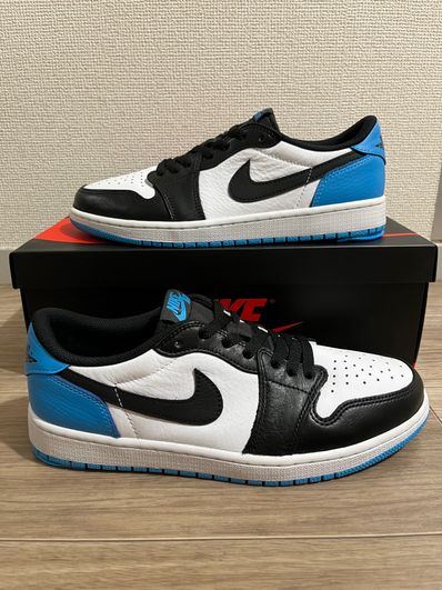 Nike Air Jordan 1 Low OG "Black and Dark Powder Blue/UNC"