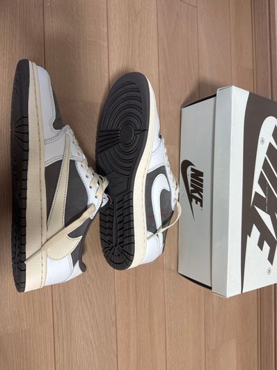Travis Scott × Nike Air Jordan 1 Low OG SP "Reverse Mocha/Sail and Ridgerock"
