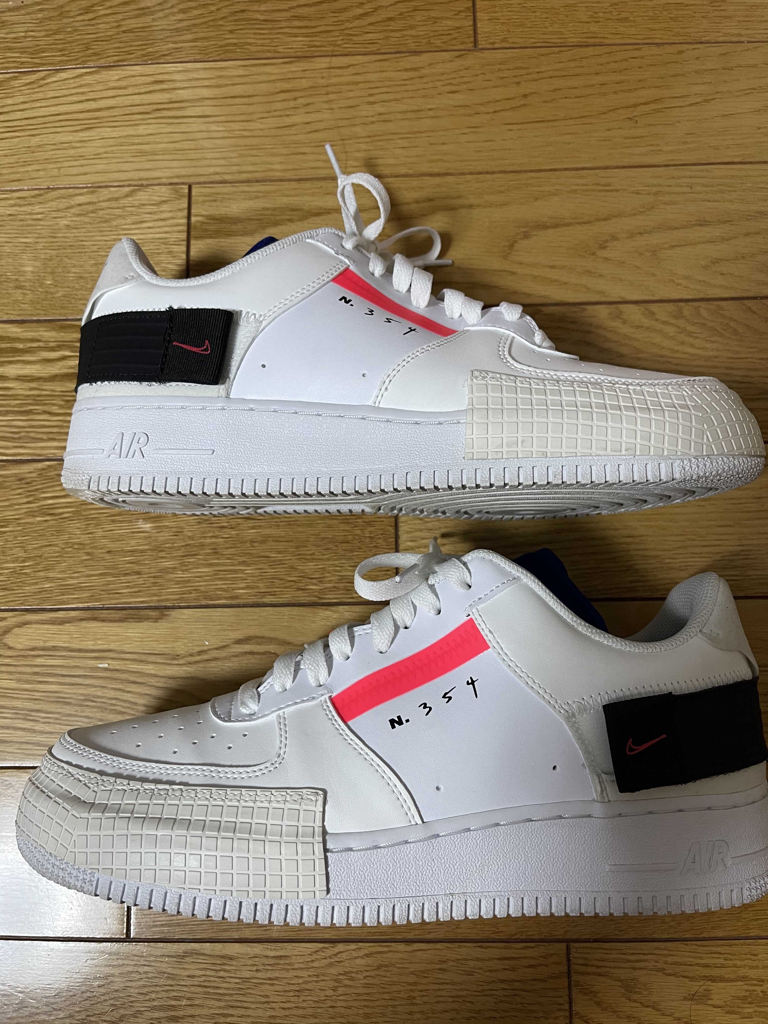 Nike Air Force 1 Low Type "Summit White/Red Orbit/White/Black"
