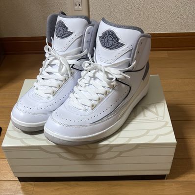 Nike Air Jordan 2 "White and Cement Grey"
