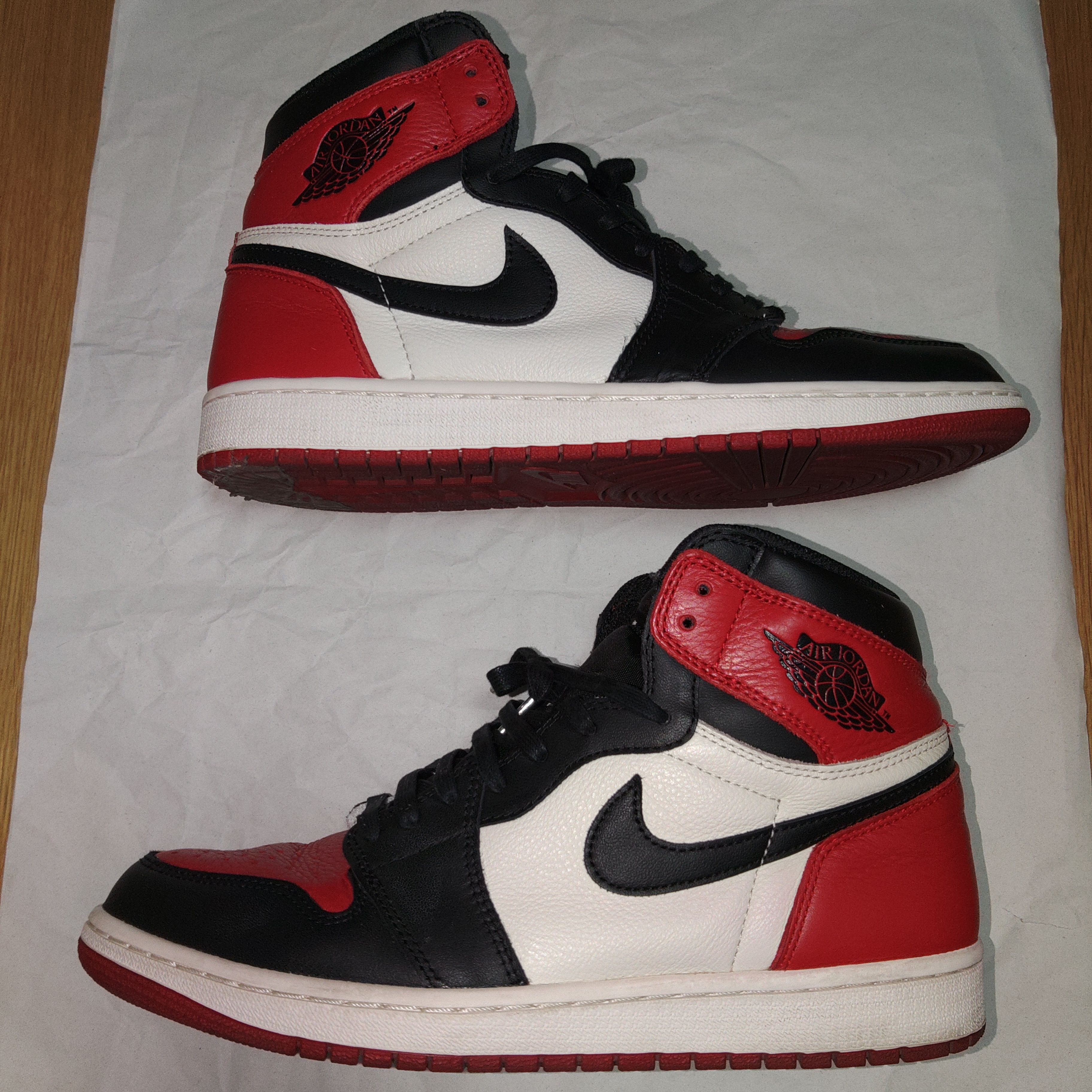 Nike Air Jordan 1 Retro High OG "Bred Toe"