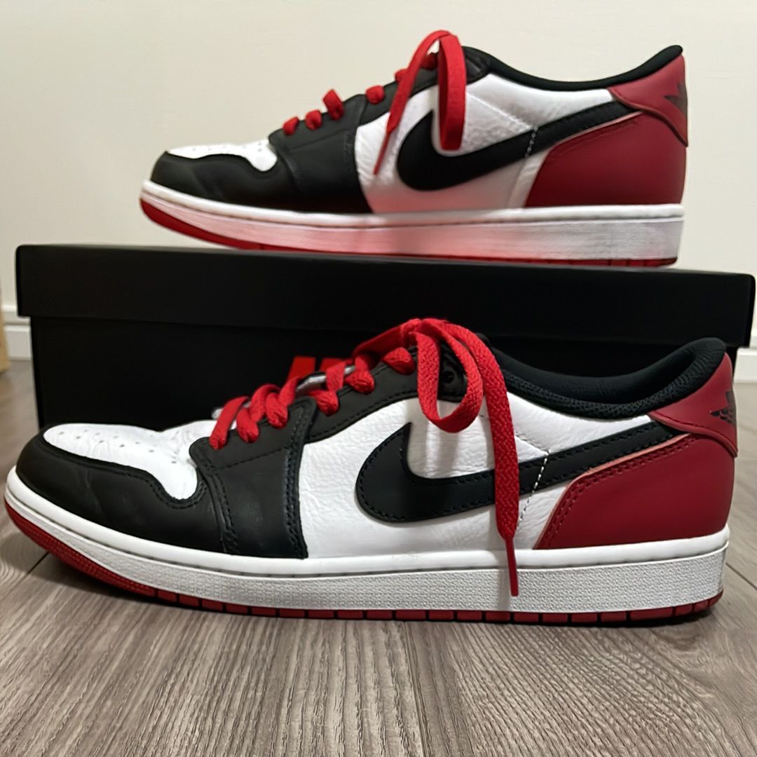 Nike Air Jordan 1 Retro Low OG "Black Toe"