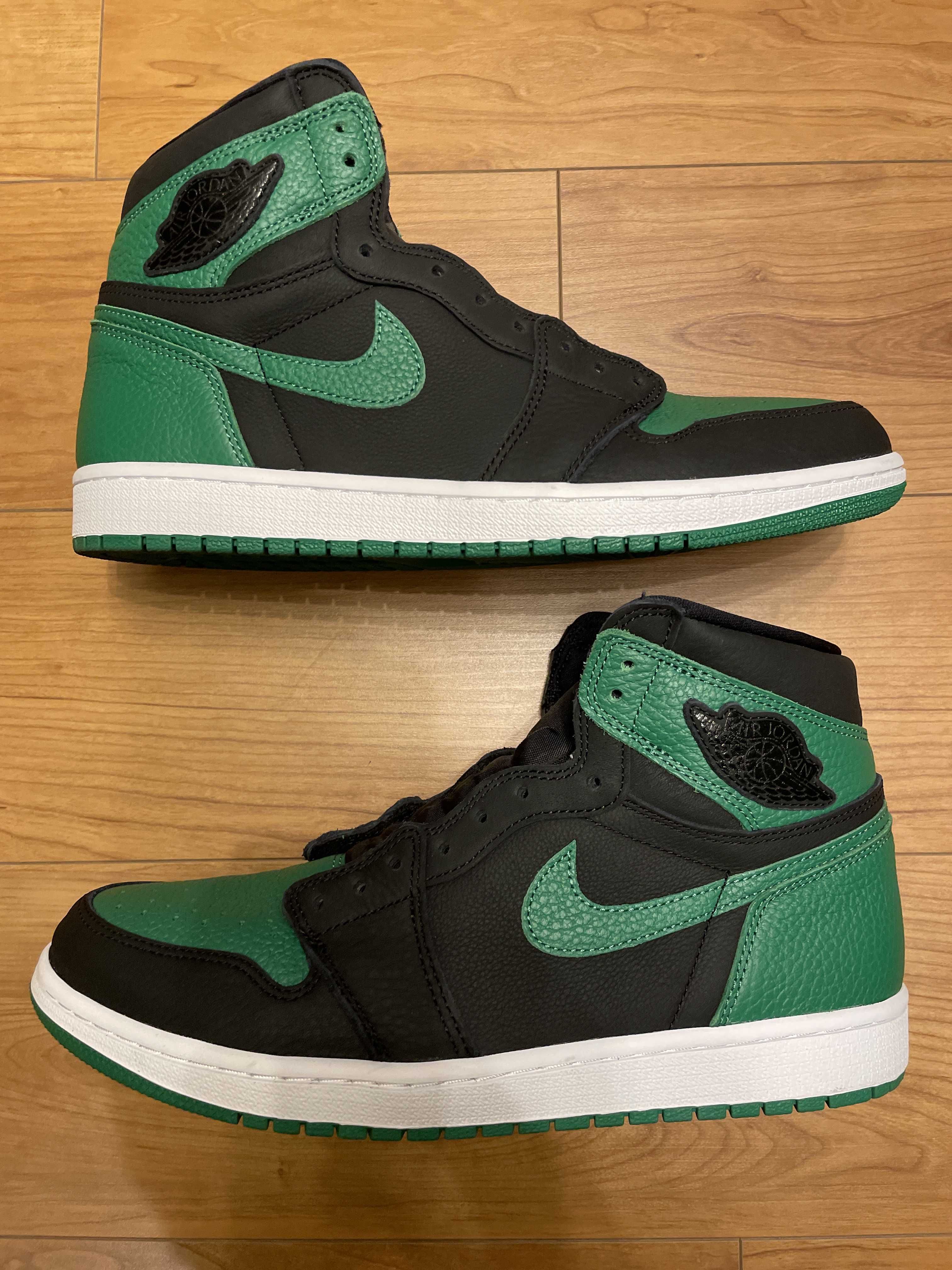 Nike Air Jordan 1 Retro High OG "Black/Pine Green" (2020)