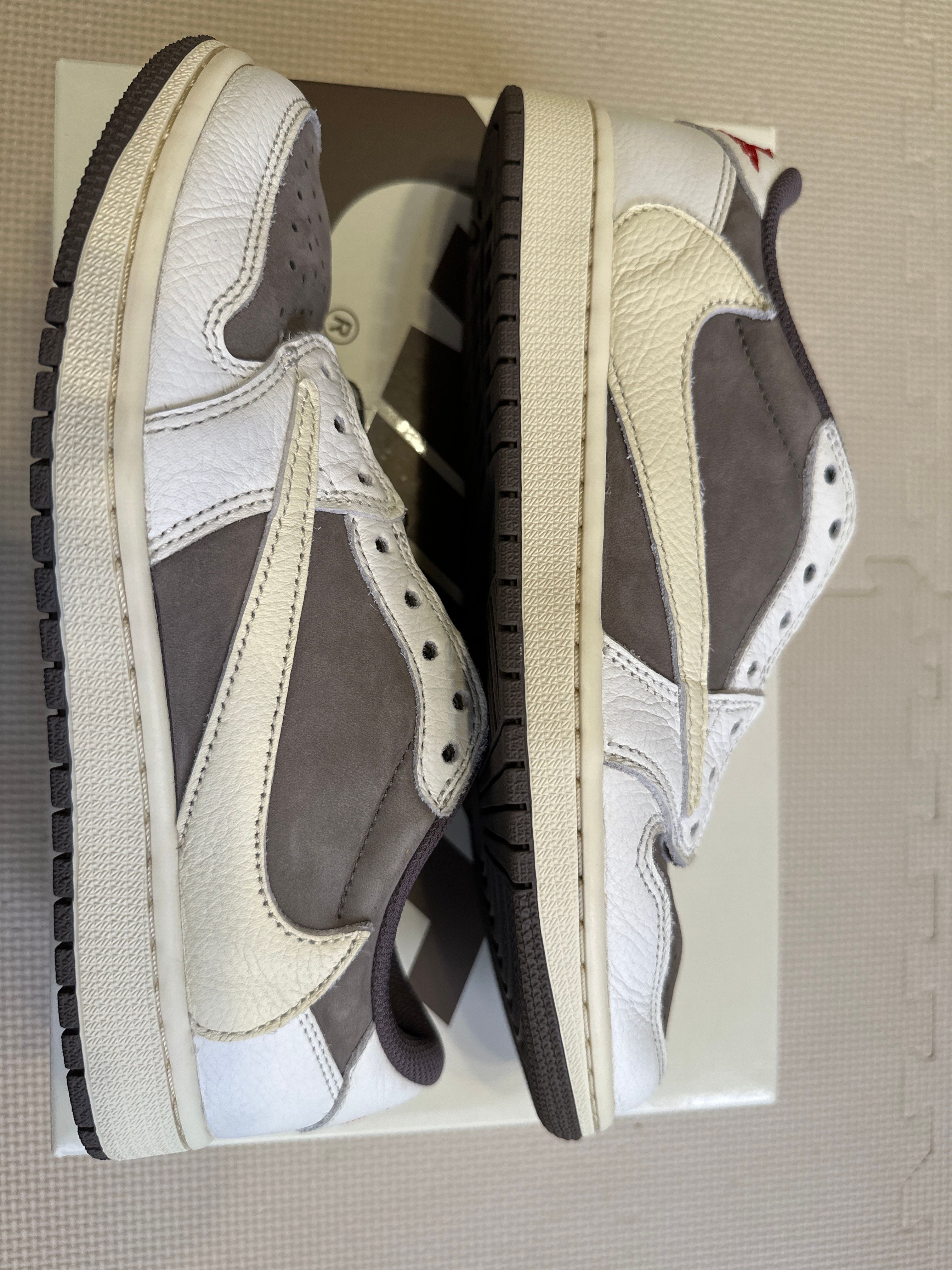 Travis Scott × Nike Air Jordan 1 Low OG SP "Reverse Mocha/Sail and Ridgerock"