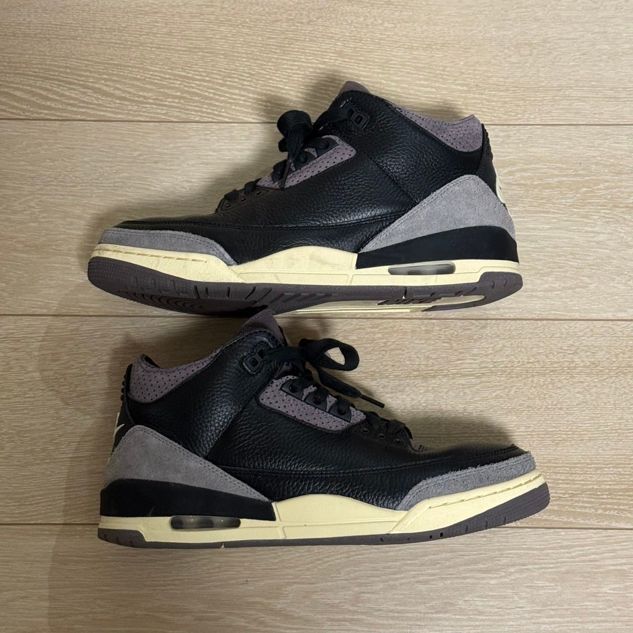 A Ma Maniere × Nike Women's Air Jordan 3 Retro OG SP "Black and Flat Pewter/WYWS"