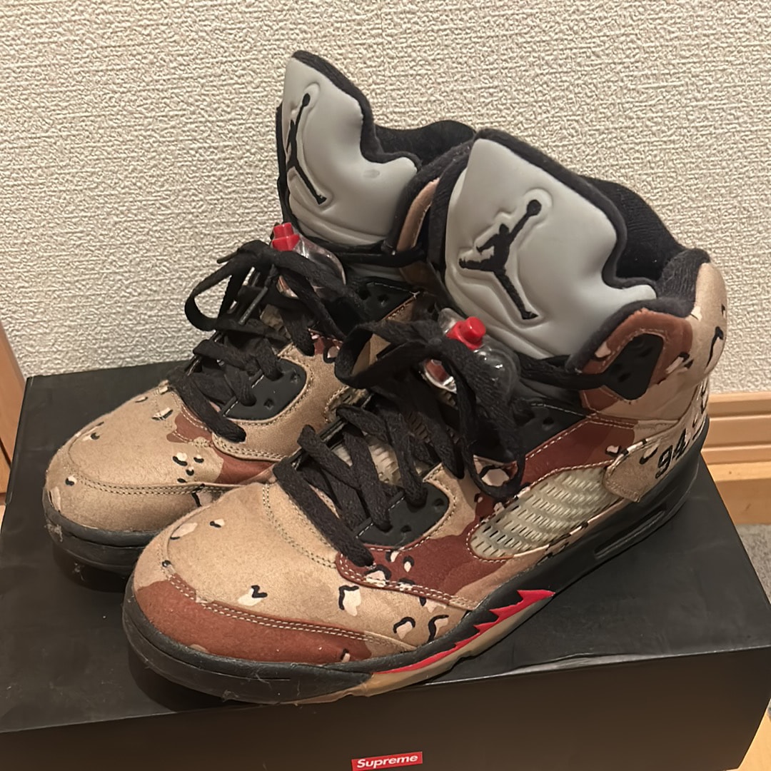 Supreme × Nike Air Jordan 5 Retro "Desert Camo"