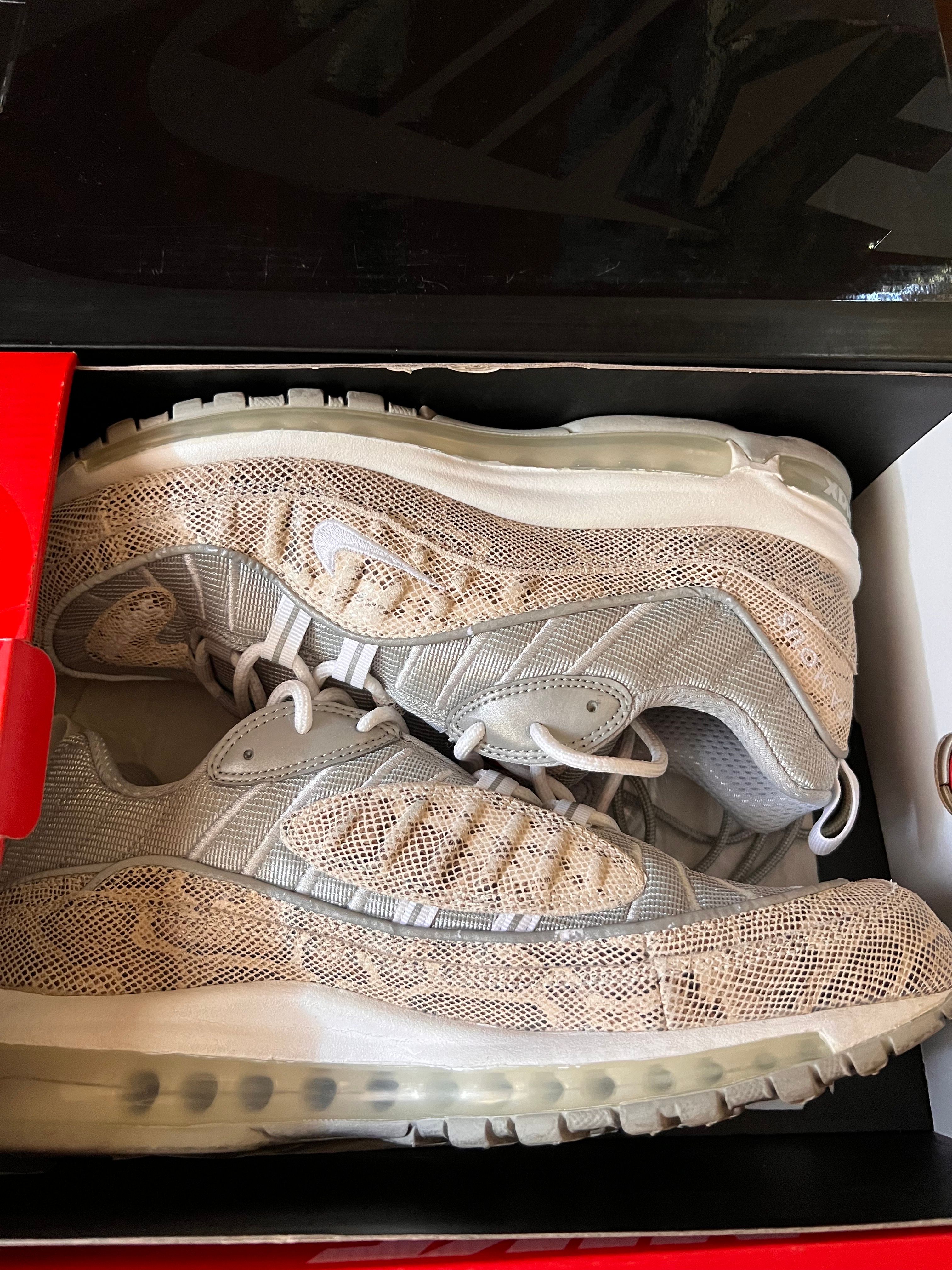 Supreme × Nike Air Max 98 "Snakeskin"