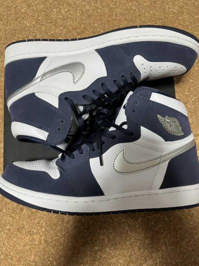 Nike Air Jordan 1 High OG CO.JP "White/Midnight Navy" (2020)(ブリーフケースなし)