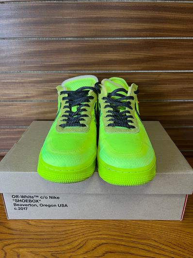 Off-White × Nike Air Force 1 Low "Volt"