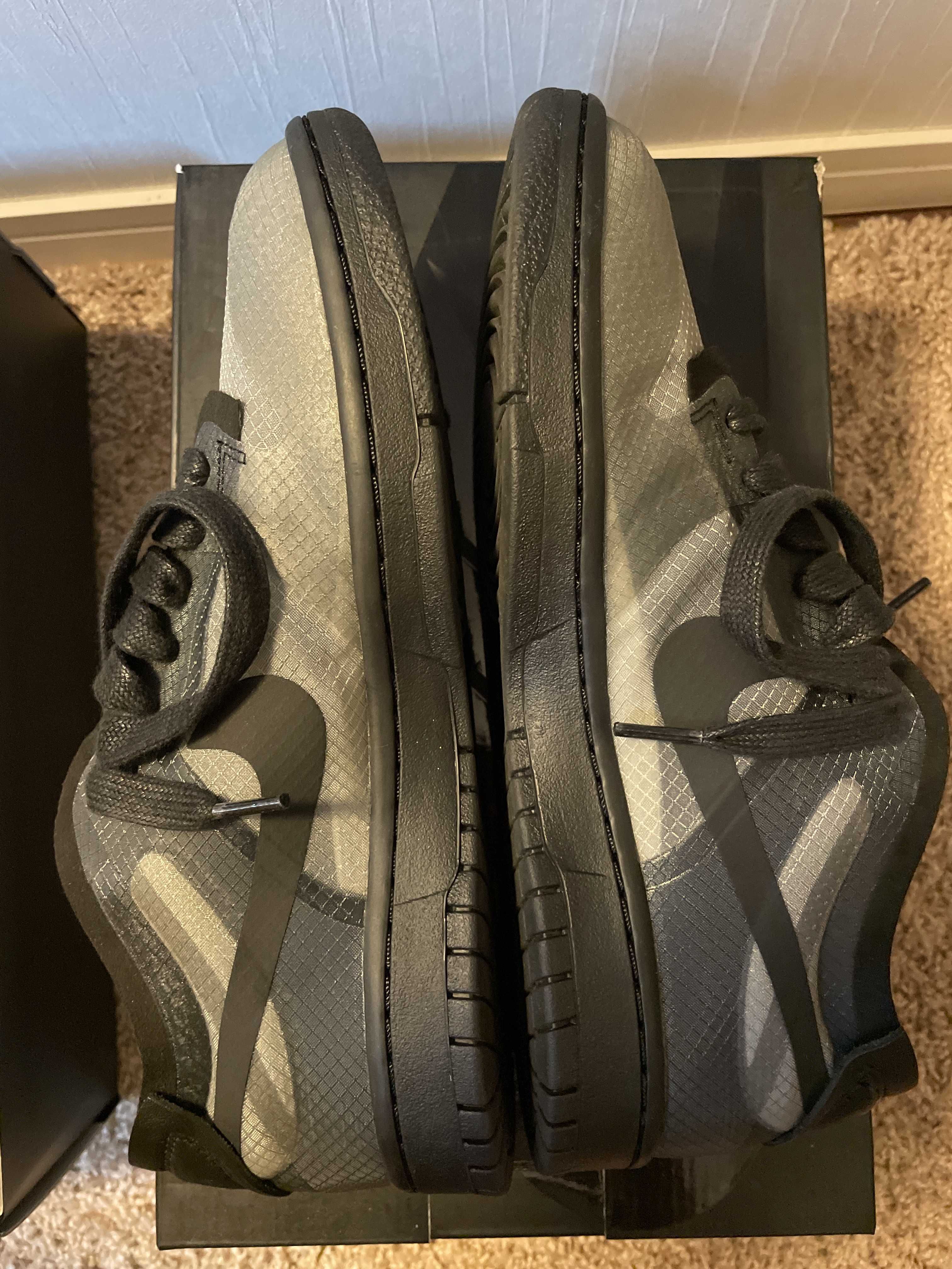 COMME des GARCONS × NIKE DUNK LOW Women's "BLACK/CLEAR BLACK"