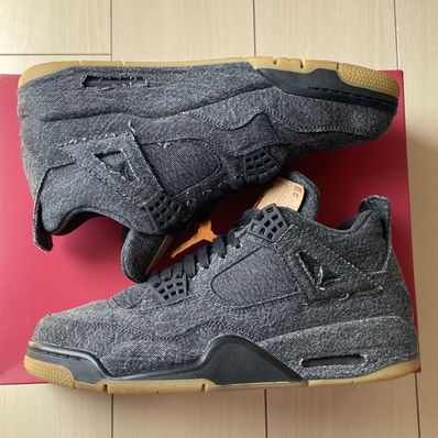 Nike × Levi's Air Jordan 4 "Black Denim" (Tag: ®)