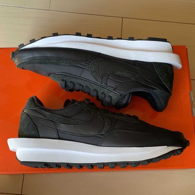 sacai × Nike LDV Waffle "Triple Black"