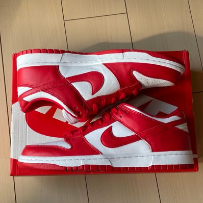 Nike Dunk Low SP "White and University Red"