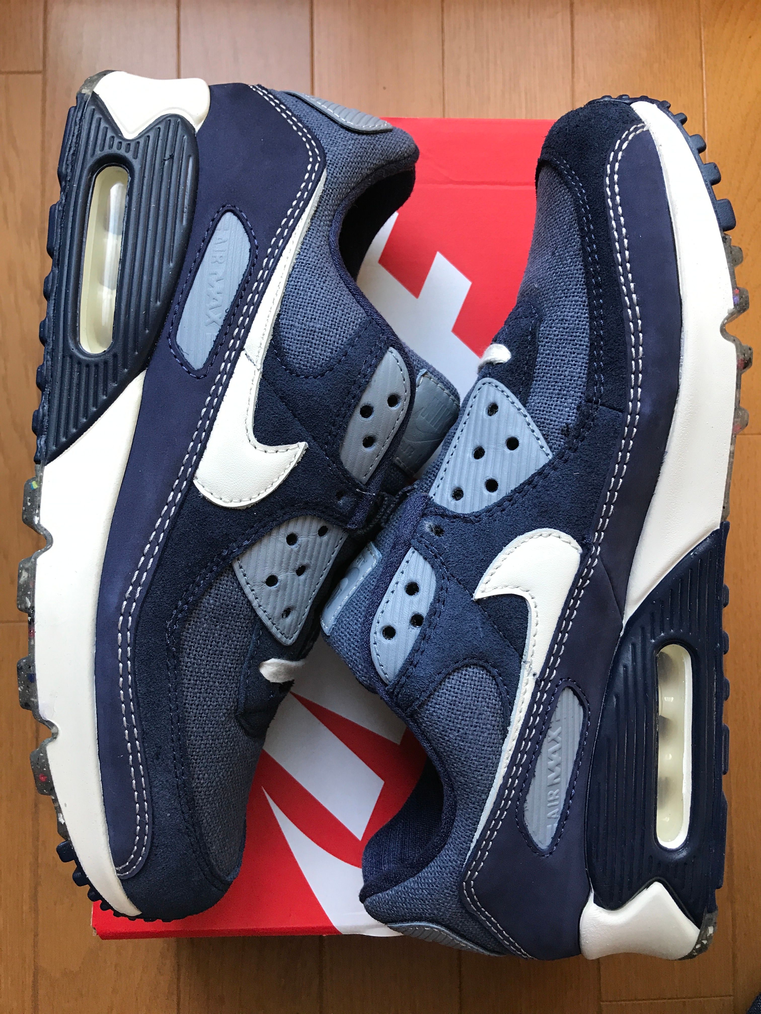 NIKE AIR MAX 90 "DIFFUSED BLUE/SAIL/MIDNIGHT NAVY/OBSIDIAN MIST"
