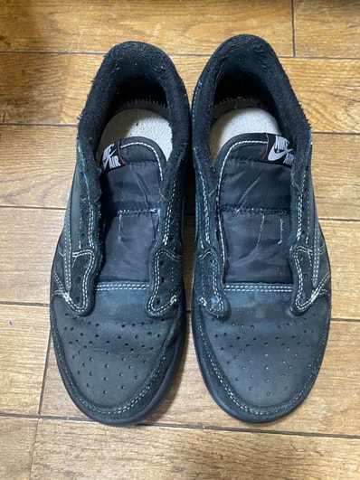 Travis Scott × Nike Air Jordan 1 Low OG SP "Black Phantom"