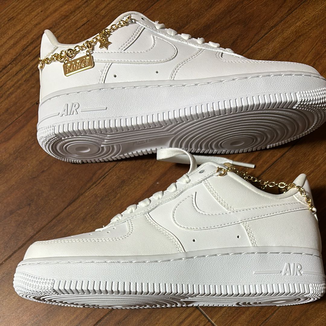 Nike Women's Air Force 1 Low "White Pendats"