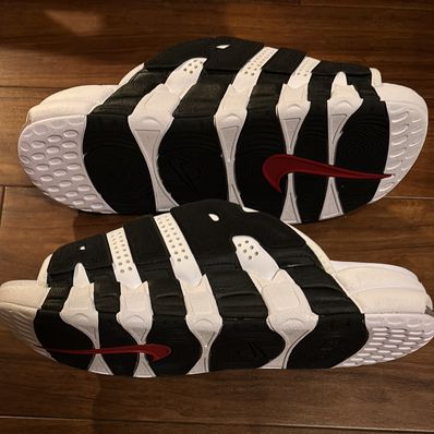 Nike Air More Uptempo Slide "White and Black"
