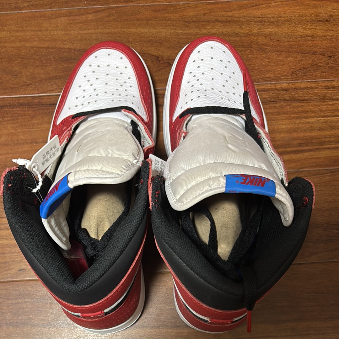 Spiderman × Nike Air Jordan 1 Origin Story "Gym Red/White/Photo Blue/Black"