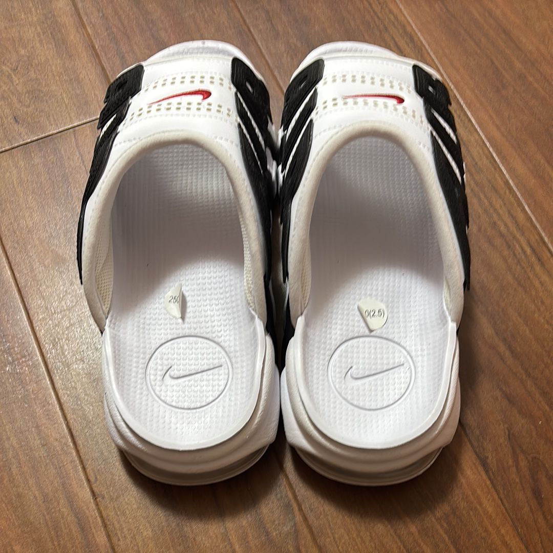 Nike Air More Uptempo Slide "White and Black"