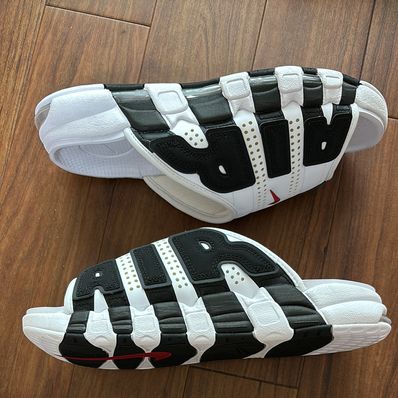 Nike Air More Uptempo Slide "White and Black"
