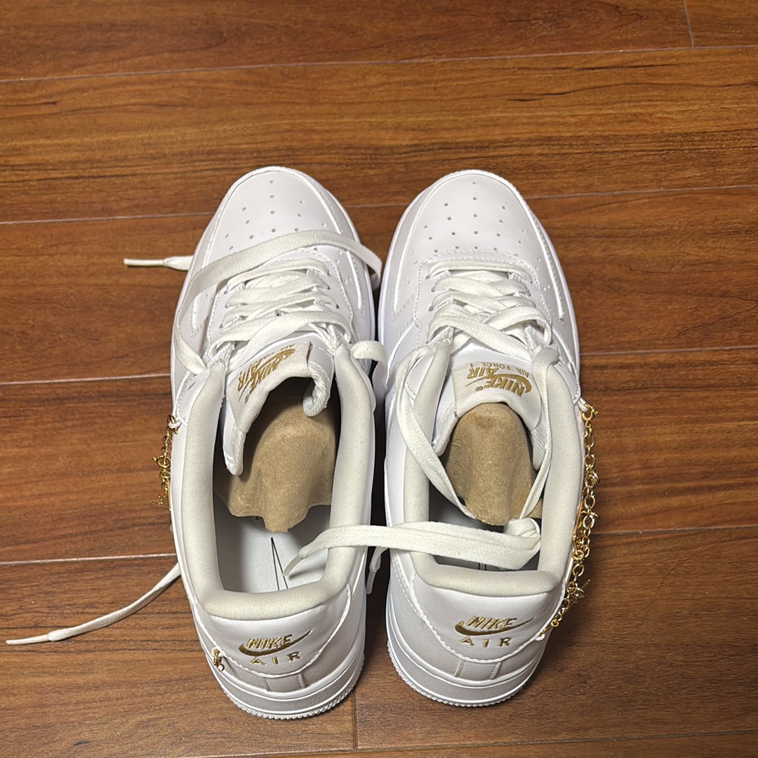 Nike Women's Air Force 1 Low "White Pendats"