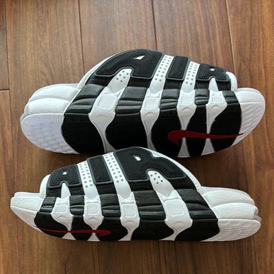 Nike Air More Uptempo Slide "White and Black"