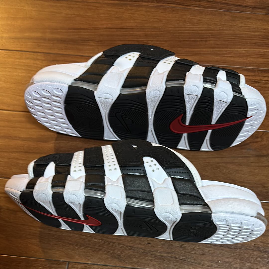 Nike Air More Uptempo Slide "White and Black"
