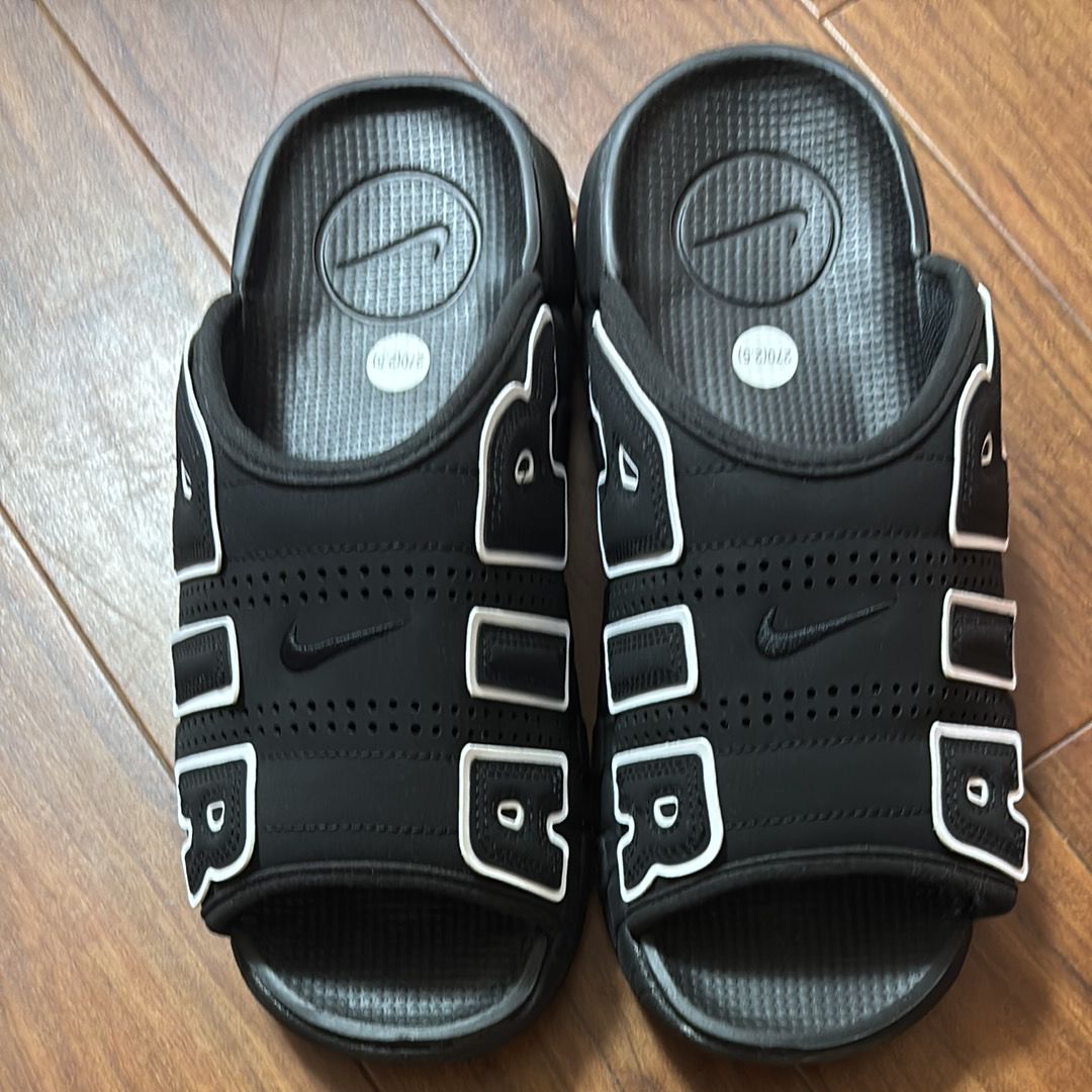 Nike Air More Uptempo Slide "Black" (DV2132-001/DV2137-001)