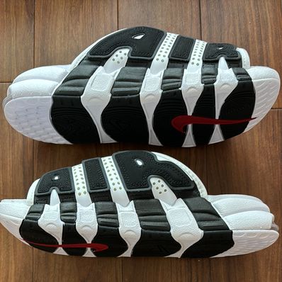 Nike Air More Uptempo Slide "White and Black"
