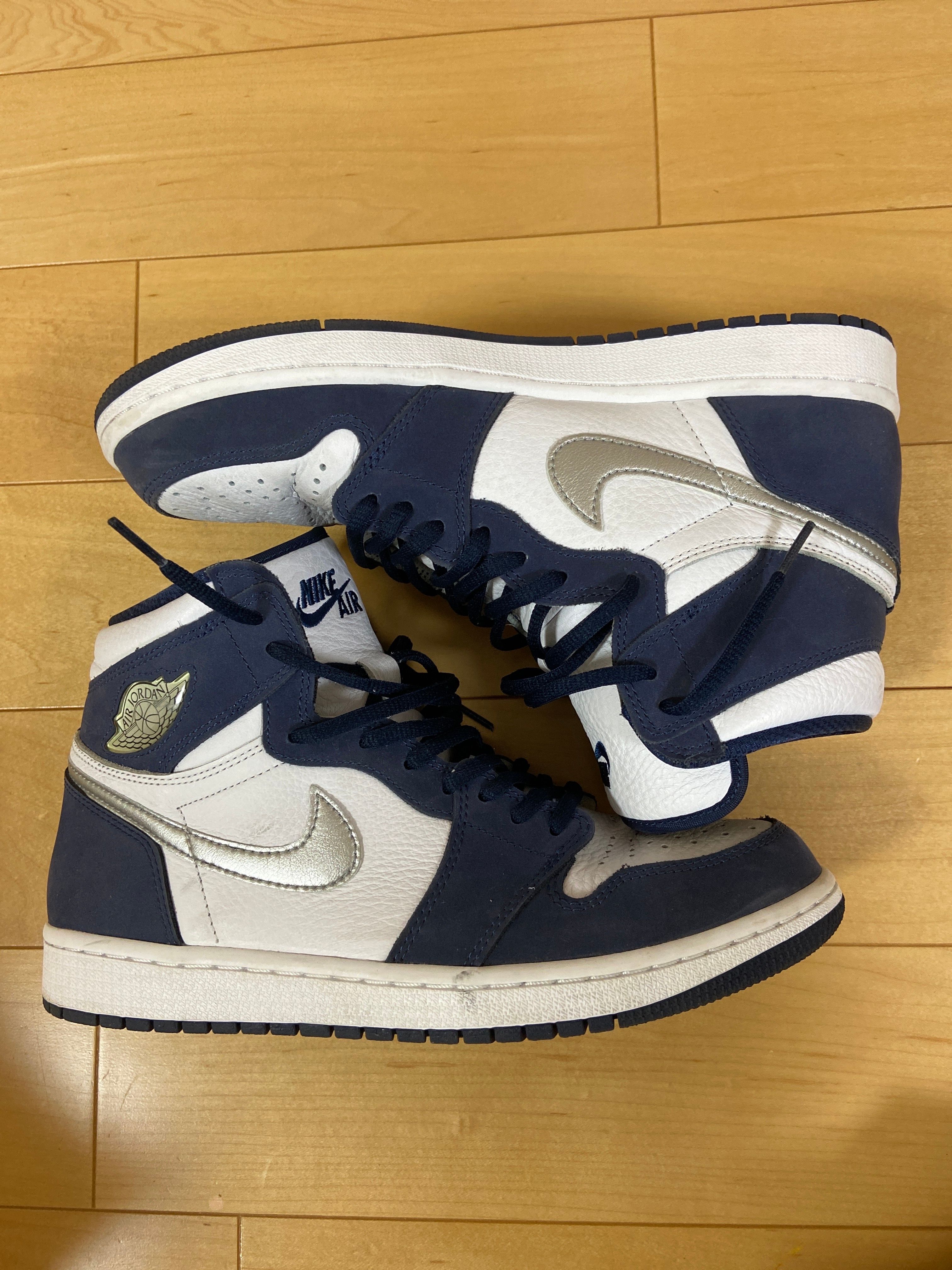 Nike Air Jordan 1 High OG CO.JP "White/Midnight Navy" (2020)(ブリーフケースなし)