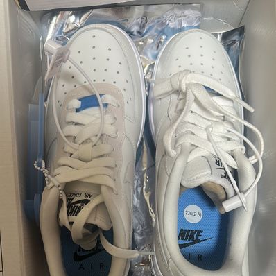 Nike Women's Air Force 1 Low UV "White/University Blue"