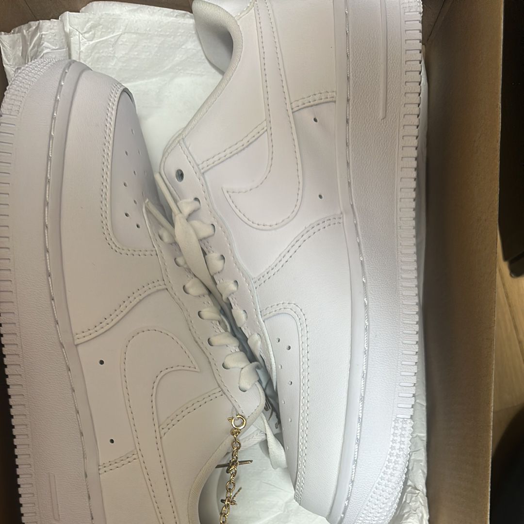 Nike Women's Air Force 1 Low "White Pendats"