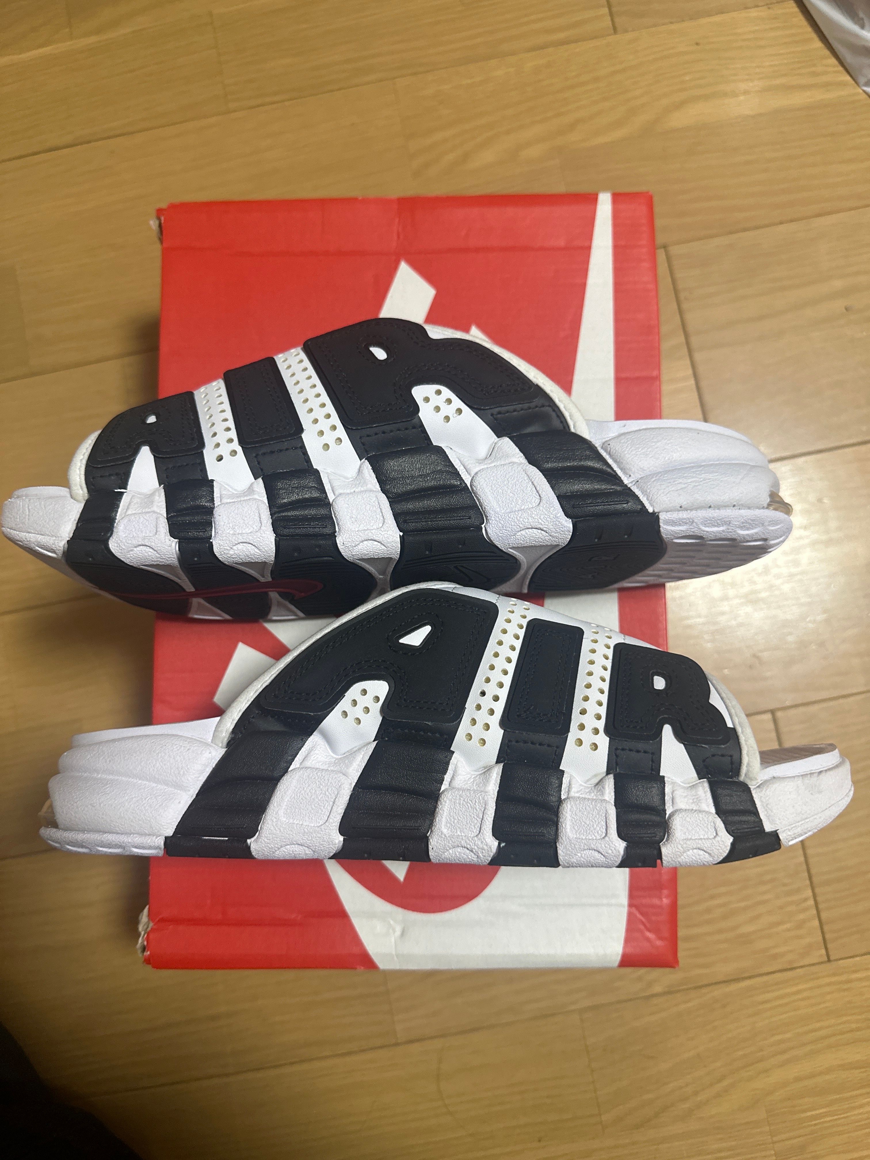 Nike Air More Uptempo Slide "White and Black"