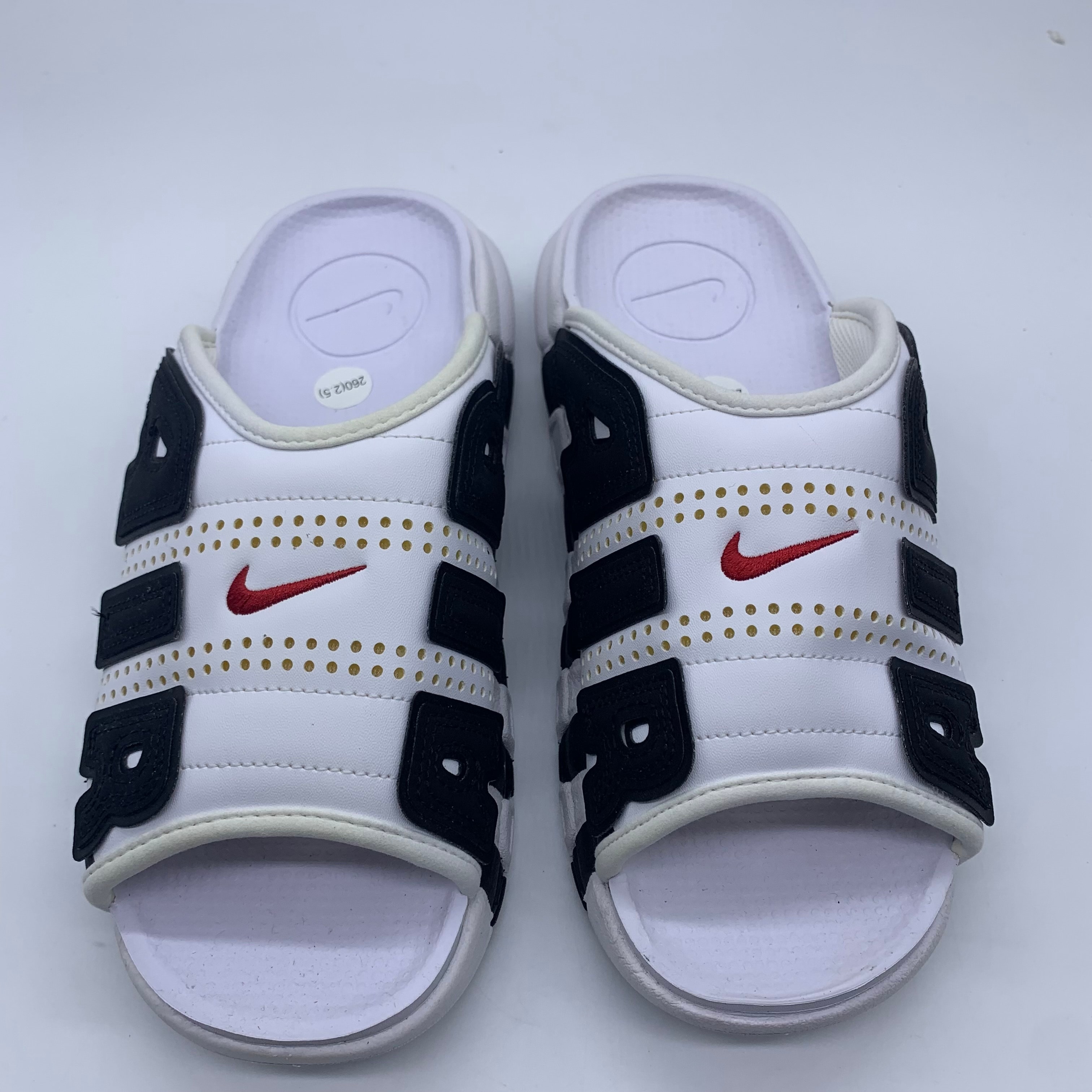 Nike Air More Uptempo Slide "White and Black"