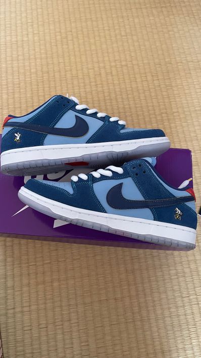 Why So Sad? × Nike SB Dunk Low "Coastal Blue/Speed Yellow-University Red"