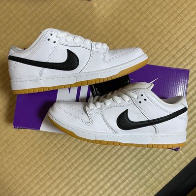 Nike SB Dunk Low Pro "White/Black-White-Gum Light Brown"